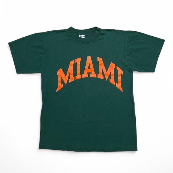 True Fan Other - True Fan T-Shirt Mens XL Green Miami Hurricanes Vintage Y2K Collegiate Tee